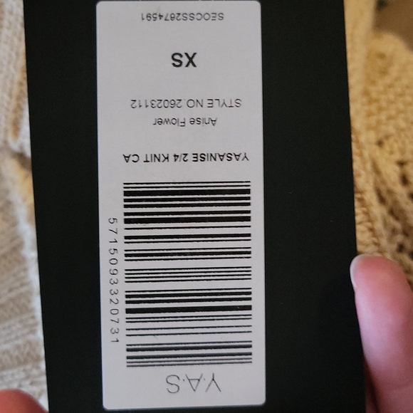 ASOS YAS - beige knit sweater size xs - Picture 4 of 4